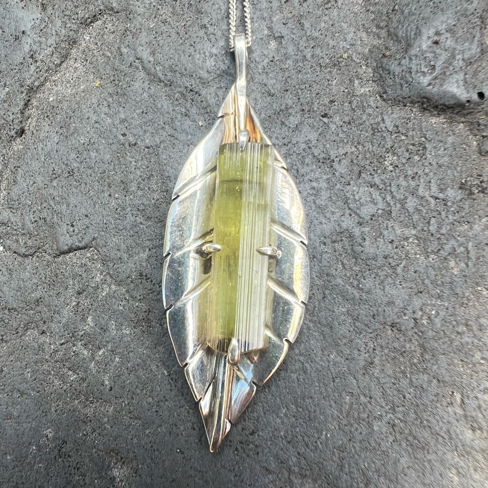 Green Tourmaline Pendant